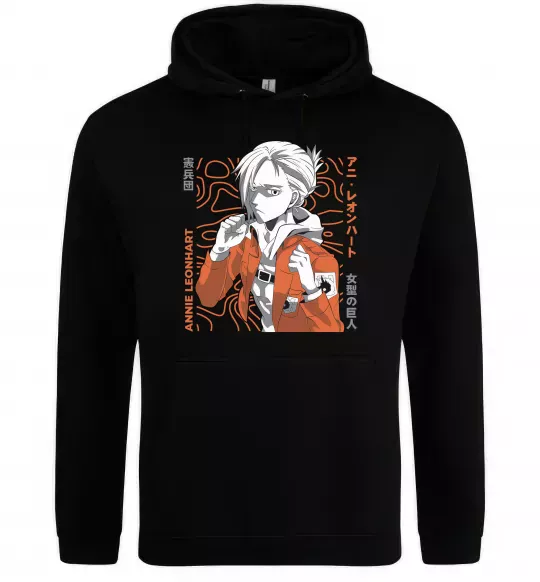 Мужская толстовка (худи) Leonhart Annie Черный фото