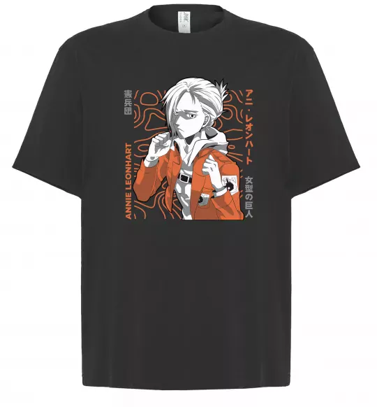 Футболка Оверсайз Leonhart Annie Черный фото