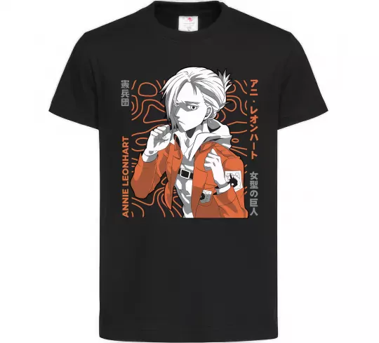 Детская футболка Leonhart Annie Черный фото