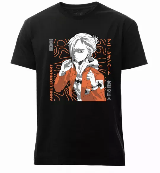 Чоловіча преміум футболка Leonhart Annie Чорний фото