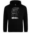 Чоловіча толстовка (худі) Attack on Titan Eren Yeager Чорний фото
