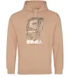 Чоловіча толстовка (худі) Attack on Titan Eren Yeager Пісочний фото