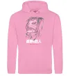 Женская толстовка (худи) Attack on Titan Eren Yeager Розовый фото
