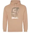 Женская толстовка (худи) Attack on Titan Eren Yeager Песочный фото