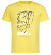 Мужская футболка Attack on Titan Eren Yeager Лимонный фото