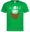 Мужская футболка Attack on titan Зеленый фото