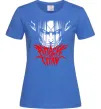 Жіноча футболка Attack on titan Яскраво-синій фото