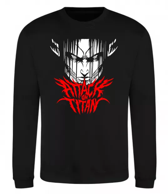 Світшот Attack on titan Чорний фото