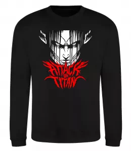 Світшот Attack on titan Чорний фото