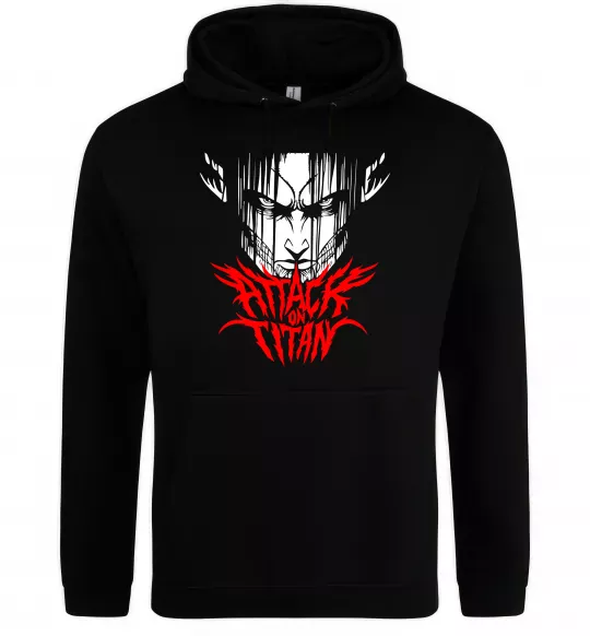 Жіноча толстовка (худі) Attack on titan Чорний фото