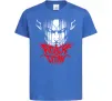 Детская футболка Attack on titan Ярко-синий фото