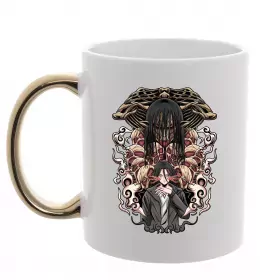 Чашка с цветной ручкой