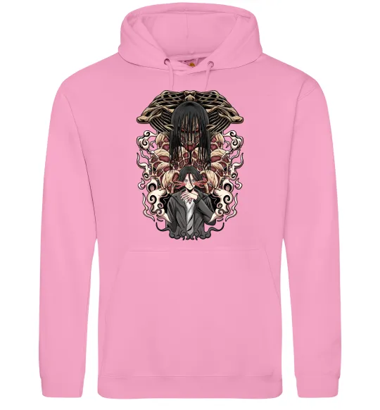 Жіноча толстовка (худі) Eren Yeager Титан Рожевий фото