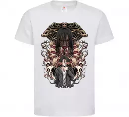 Детская футболка Eren Yeager Титан Белый фото