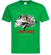 Мужская футболка Eren Yeager Attack on titan Зеленый фото