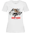 Жіноча футболка Eren Yeager Attack on titan Білий Жіноча футболка Eren Yeager Attack on titan Білий фото
