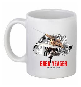 Чашка керамическая Eren Yeager Attack on titan