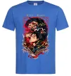 Мужская футболка Eren Yeager Ярко-синий фото