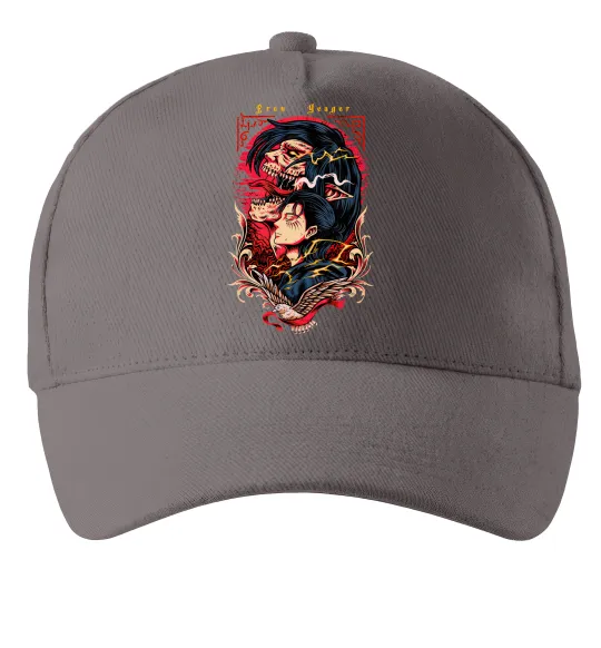 Кепка Eren Yeager Серый фото