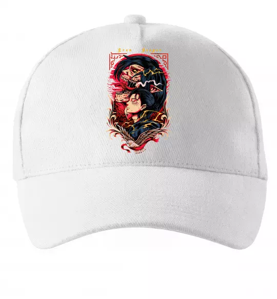 Кепка Eren Yeager Белый фото