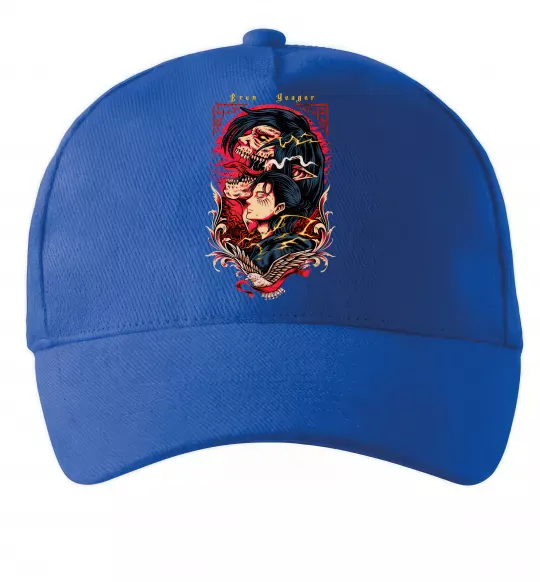 Кепка Eren Yeager Ярко-синий фото