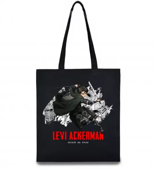Эко-сумка Levi Ackerman Черный фото