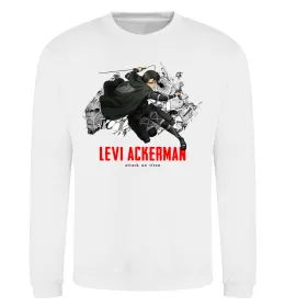 Свитшот Levi Ackerman Белый фото