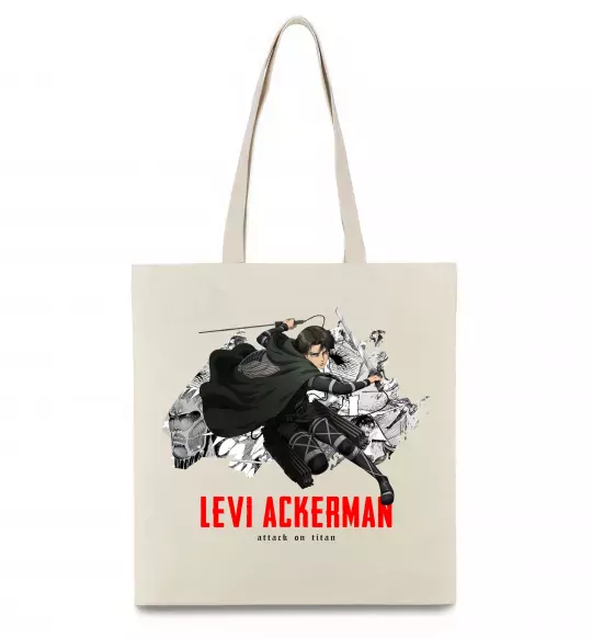 Эко-сумка Levi Ackerman Бежевый фото