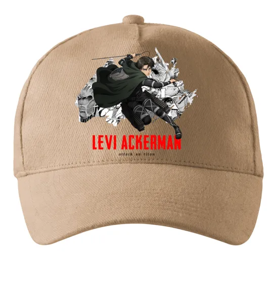 Кепка Levi Ackerman Пісочний фото