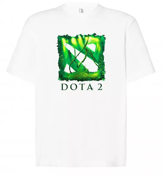 Футболка Оверсайз Dota 2 green Білий фото