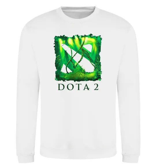 Світшот Dota 2 green Білий фото