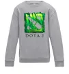 Дитячий світшот Dota 2 green Сірий меланж фото