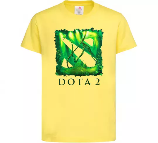 Детская футболка Dota 2 green Лимонный фото