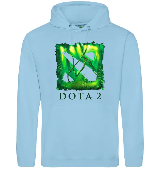 Жіноча толстовка (худі) Dota 2 green Блакитний фото