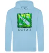 Жіноча толстовка (худі) Dota 2 green Блакитний фото