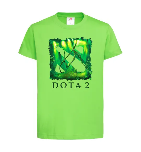 Детская футболка Dota 2 green Лаймовый фото