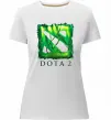 Жіноча преміум футболка Dota 2 green Білий фото