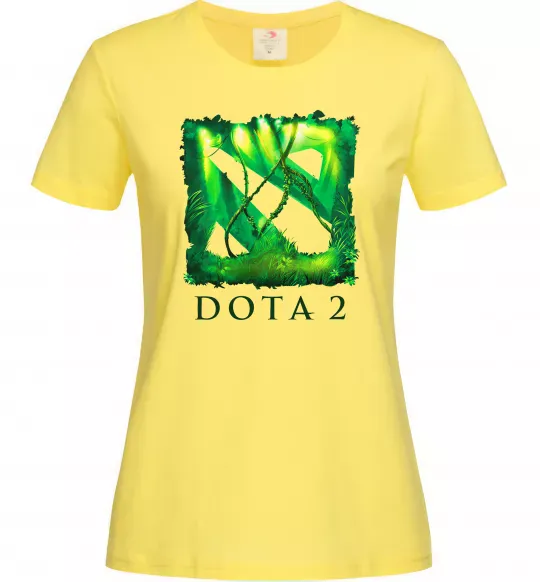 Женская футболка Dota 2 green Лимонный фото