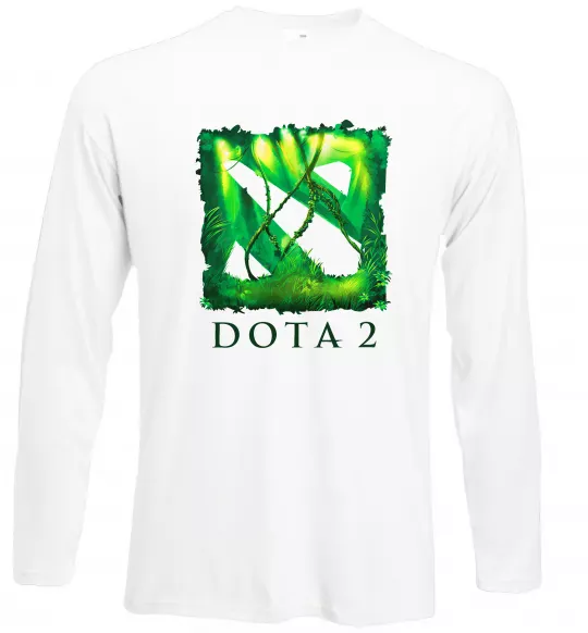 Лонгслив Dota 2 green Белый фото