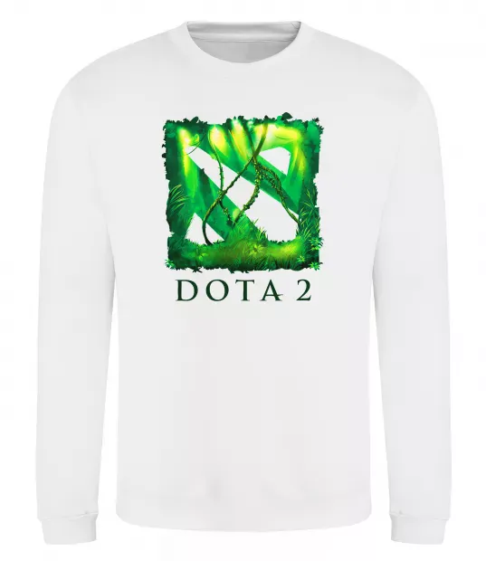 Свитшот Dota 2 green Белый фото