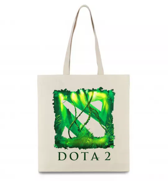 Еко-сумка Dota 2 green Бежевий фото