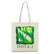 Еко-сумка Dota 2 green Бежевий фото