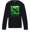 Дитячий світшот Dota 2 green Чорний фото