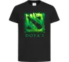 Детская футболка Dota 2 green Черный фото
