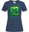 Женская футболка Dota 2 green Темно-синий фото