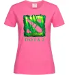 Женская футболка Dota 2 green Ярко-розовый фото