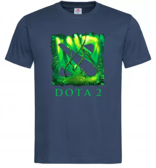 Мужская футболка Dota 2 green Темно-синий фото