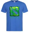 Мужская футболка Dota 2 green Ярко-синий фото