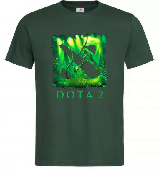 Мужская футболка Dota 2 green Темно-зеленый фото