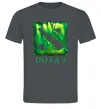Мужская футболка Dota 2 green Графит фото